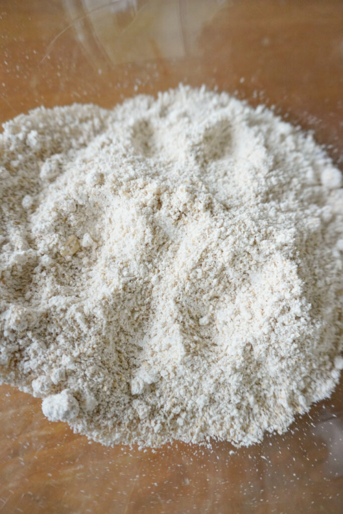 a bowl of oat flour