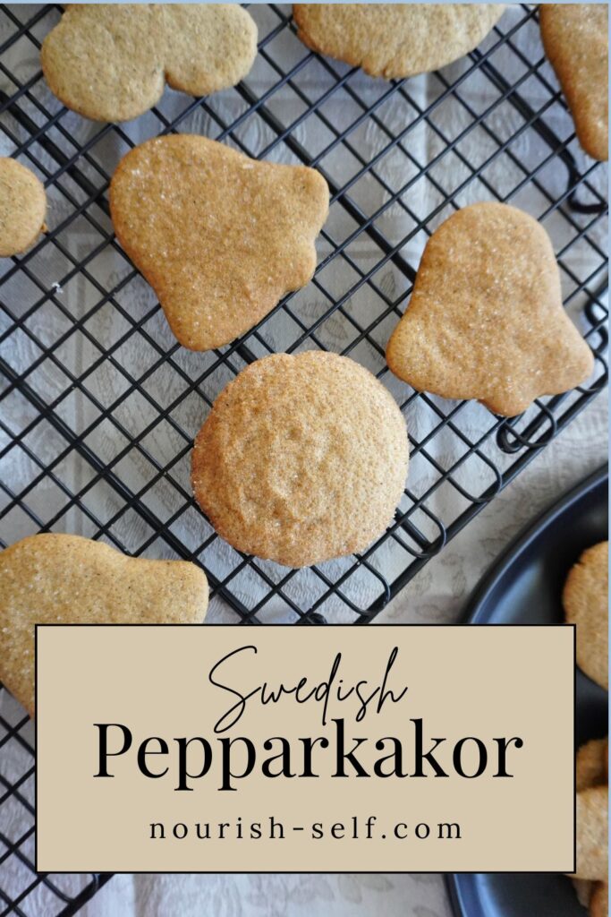 Pinterest Pin for Swedish Pepparkakor